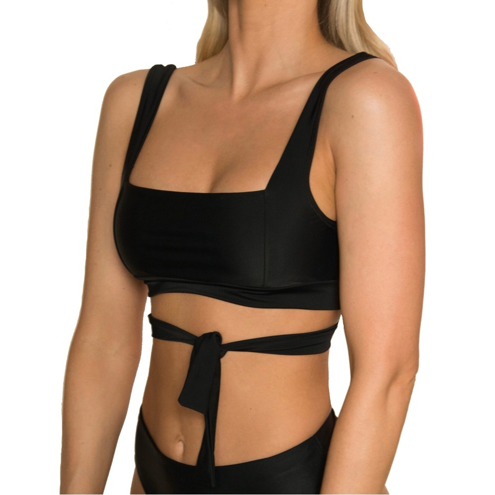 VEKKER Polewear Swimwear Wrap Top NWT